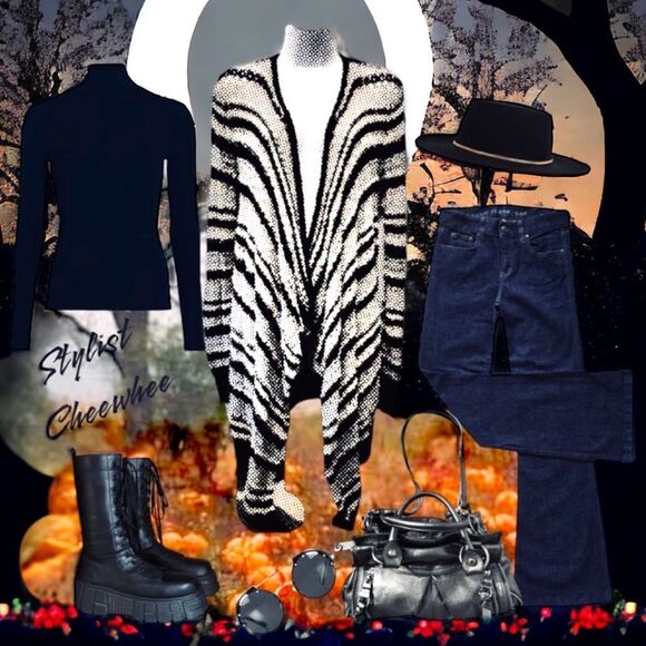 AEO Sweater Gray Crochet Striped Open Asymmetrical Knit Cardigan Size Medium EUC - Picture 8 of 16